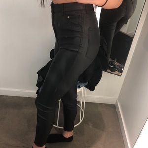 H&M Faux Leather Pants